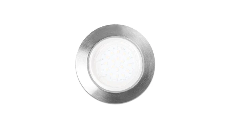 OCZKA OKRĄGŁE GU10 1X5W LED CHROM EKZ2563 Milagro