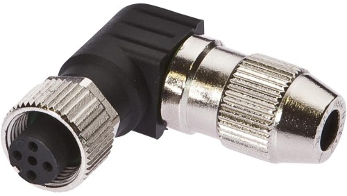 Gniazdo kablowe Ø4-5,1mm, 4A, 32V, -25-85C, M12 żeńskie 4-PIN, IP67 VK003D20