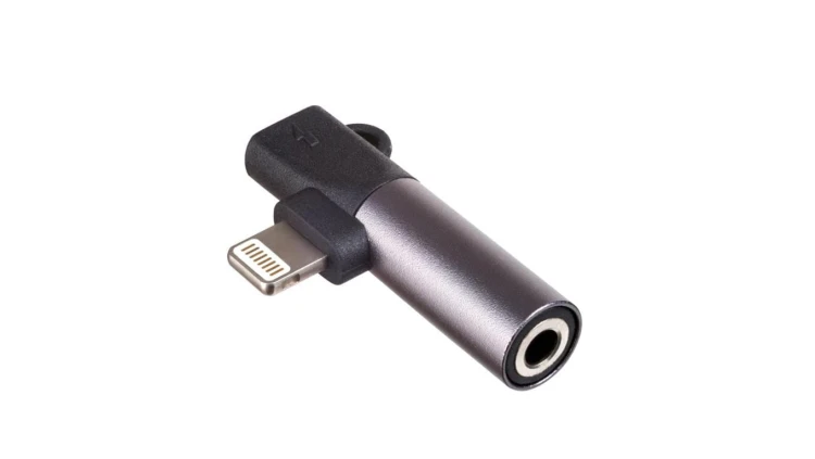 Adapter Akyga AK-AD-63 Lightning (m) / Lightning (f) / Jack 3.5 mm