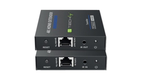 Extender HDMI 4K*60Hz do 70m Kat6/6a/7 Zero Latecy IR Techly