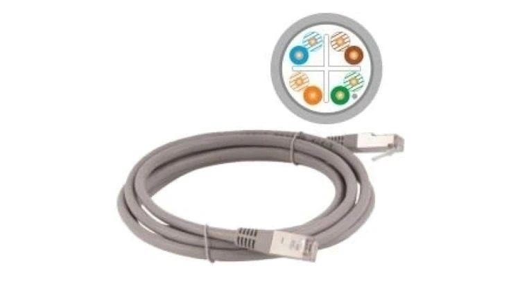 Patchcord STP A-LAN KKS6SZA5.0 (RJ45 - RJ45 5m STP kat. 6 kolor szary)