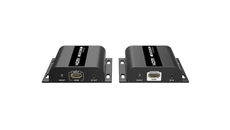 Extender HDMI + IR przedłużacz po LAN UTP do 120m kat.6 LKV-383-4.0