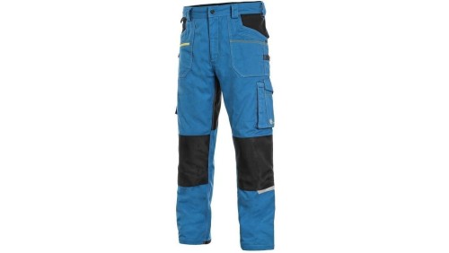 Spodnie cxs do pasa stretch niebiesko-czarne rozmiar 54