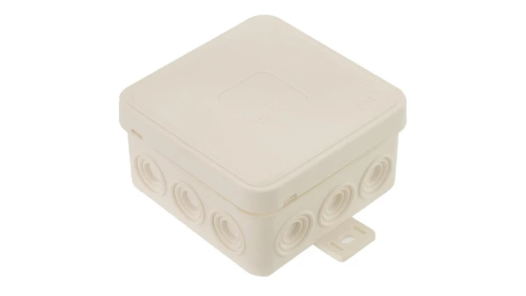 Puszka instalacyjna natynkowa typu KLIK 85x85x41mm hermetyczna IP54 biała ViPlast