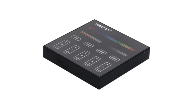 Panel MiLight 4strefy RGB+CCT czarny bat sterownik B4B