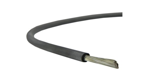 Kabel silikonowy SIF 180C 300/500V 6 ciepłoodporny LSOH czarny linka BSG /100m/
