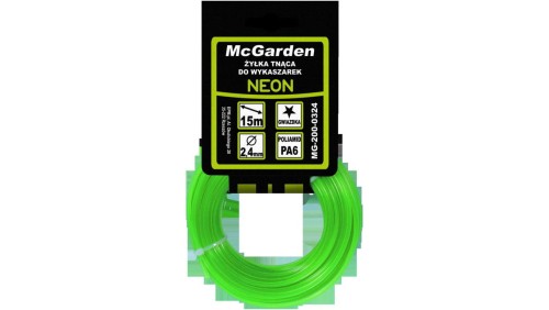 ŻYŁKA DO WYKASZARKI GWIAZDKA NEON 2,4MM 15M
