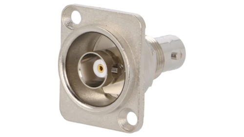 Łącznik BNC gniazdo z obu stron FT ekranowane metal 19x24mm CP30118