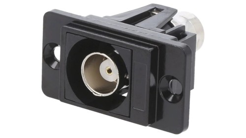 Łącznik BNC gniazdo z obu stron 50 czarny DUALSLIM 29mm CP30737MB
