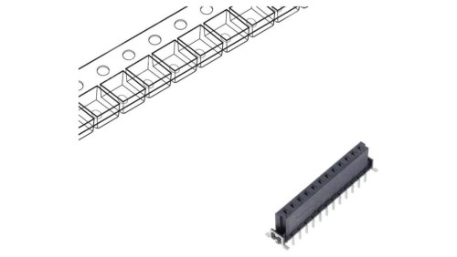 Złącze: płytka-płytka żeńskie, P12 har-flex Power THT 15620122701333