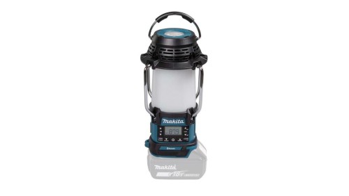 Odbiornik radiowy z lampą i latarką 18v fm bluetooth usb