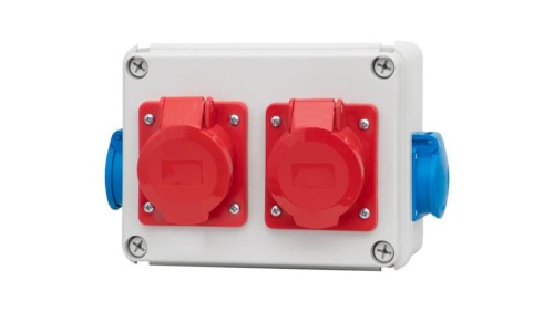 Rozdzielnica R-190 - gniazda 16A 5p, 32A 5p, 2x230V