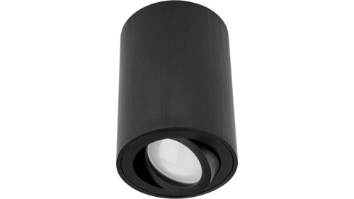 Oprawa Natynkowa Halogenowa do nabudowania Spot OH36 KOBI OKRĄGŁA RUCHOMA GU10 Czarna