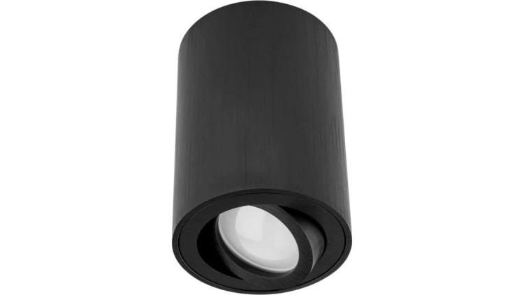 Oprawa Natynkowa Halogenowa do nabudowania Spot OH36 KOBI OKRĄGŁA RUCHOMA GU10 Czarna