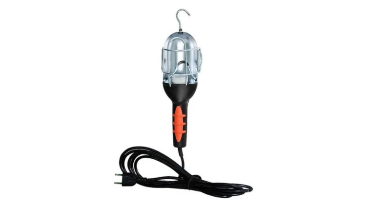 Lampa do warsztatu ręczna na kablu 10m E27 włoska ALADIN 10M