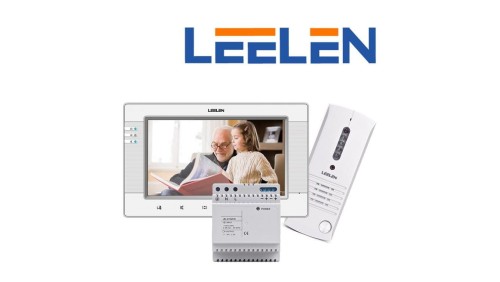 Zestaw wideodomofonowy z monitorem 7cali JB305_V34 / No9 / zasilacz na szynę DIN (natynkowy)